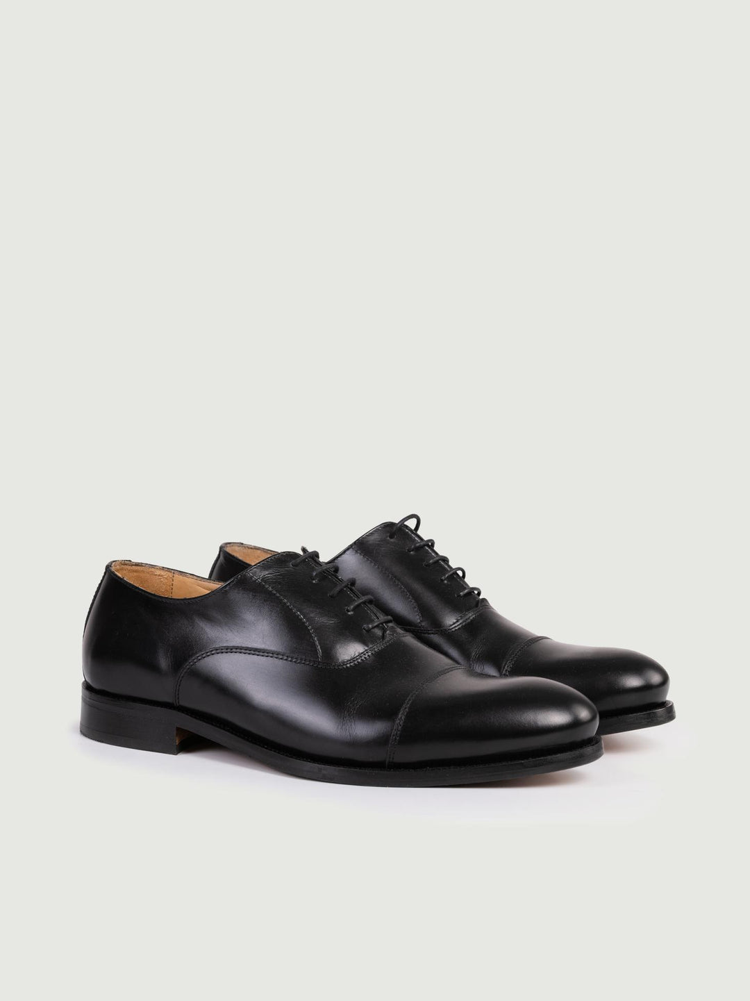 Francesina in pelle nera