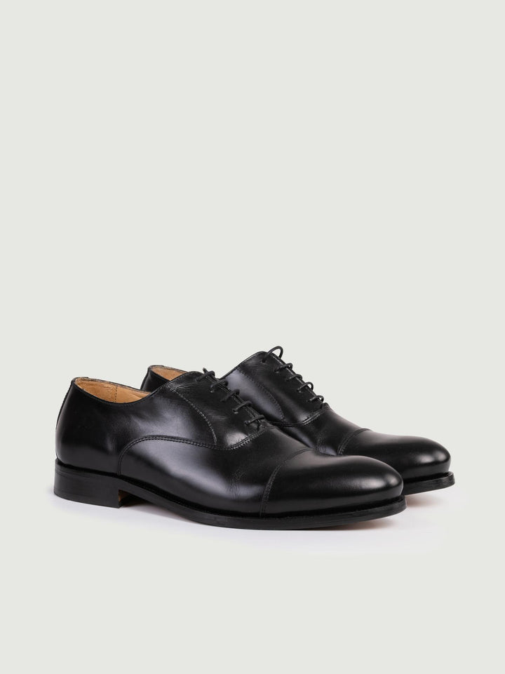 Francesina in pelle nera