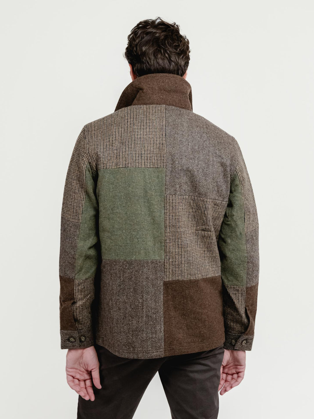 GIACCA IN LANA MODELLO DORR PATCHWORK MULTICOLOR