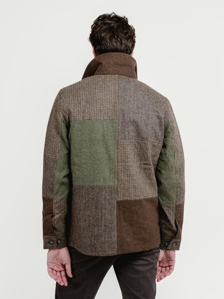 GIACCA IN LANA MODELLO DORR PATCHWORK MULTICOLOR