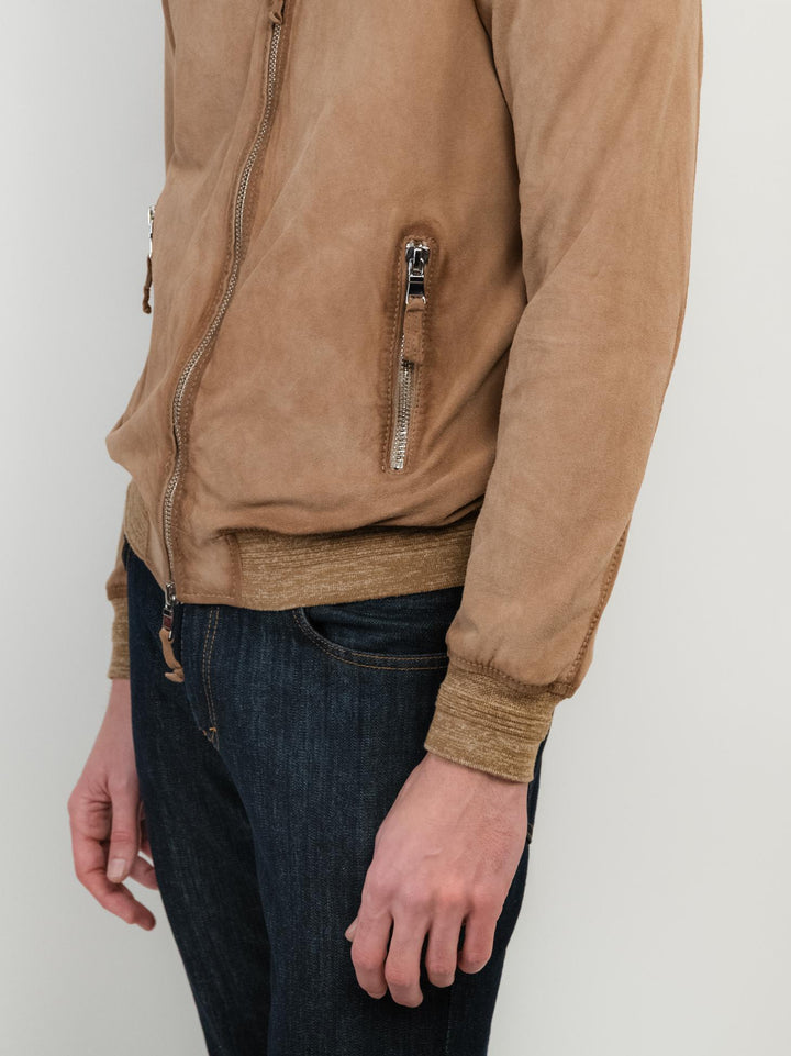 GIACCA SCAMOSCIATA BEIGE QUENTIN