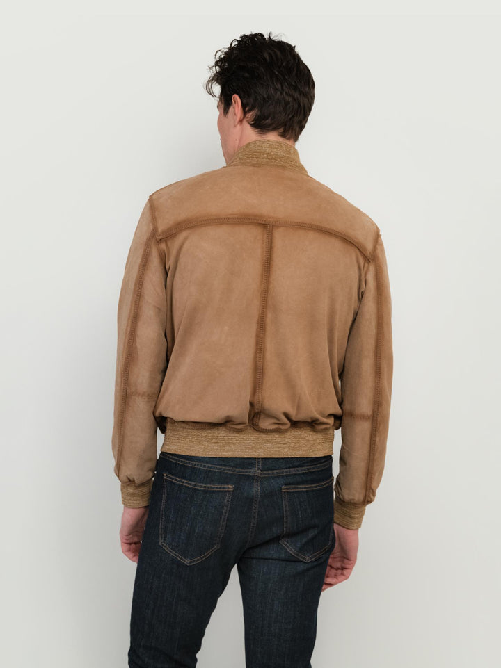 GIACCA SCAMOSCIATA BEIGE QUENTIN