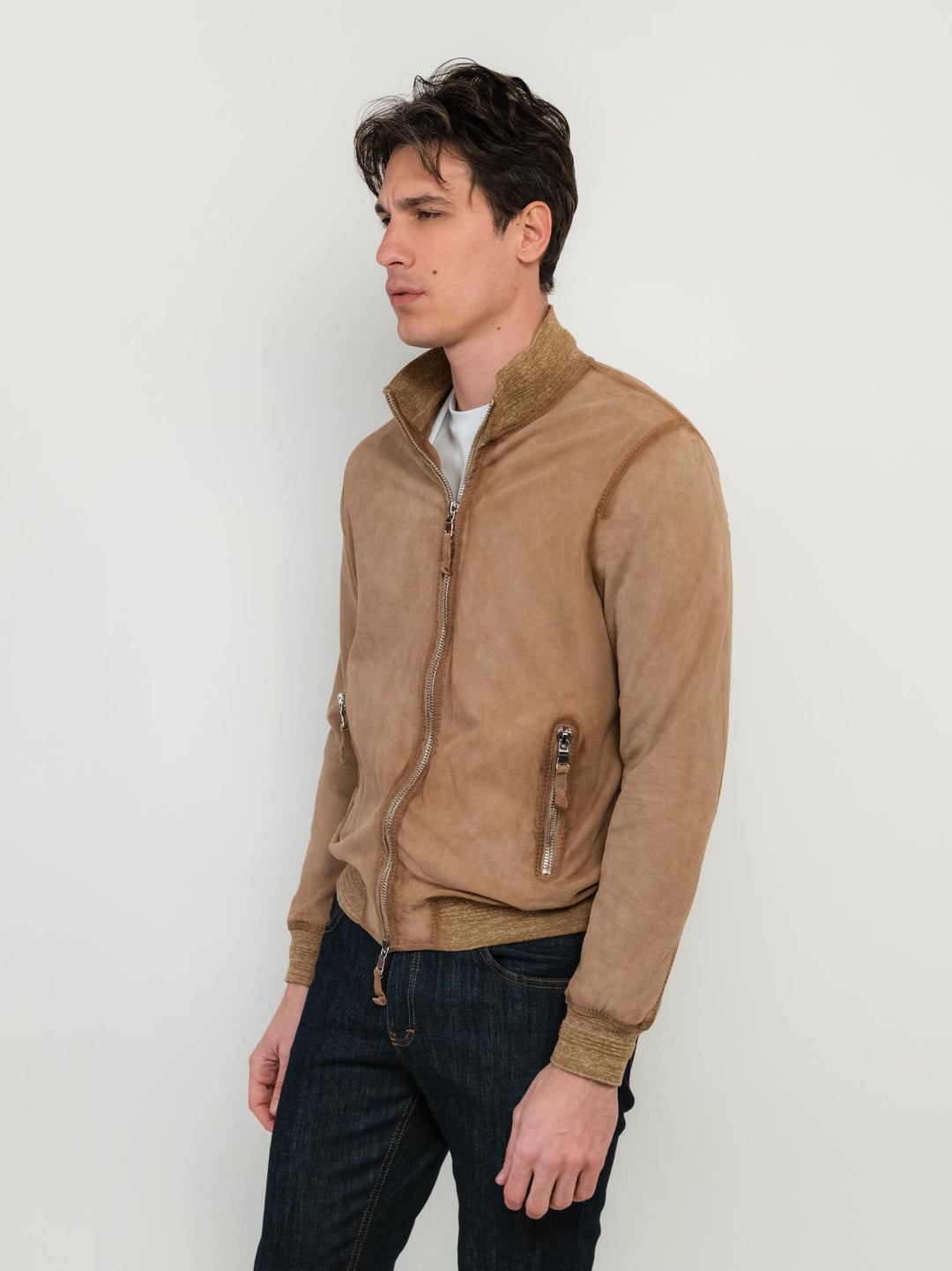 GIACCA SCAMOSCIATA BEIGE QUENTIN