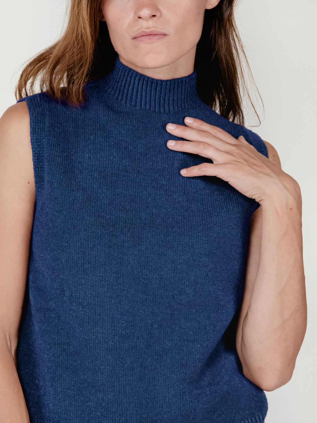 GILET LUPETTO BLU