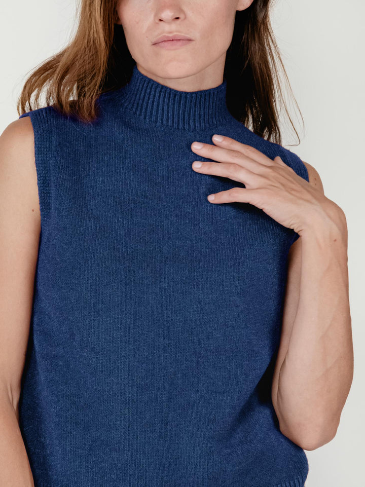 GILET LUPETTO BLU