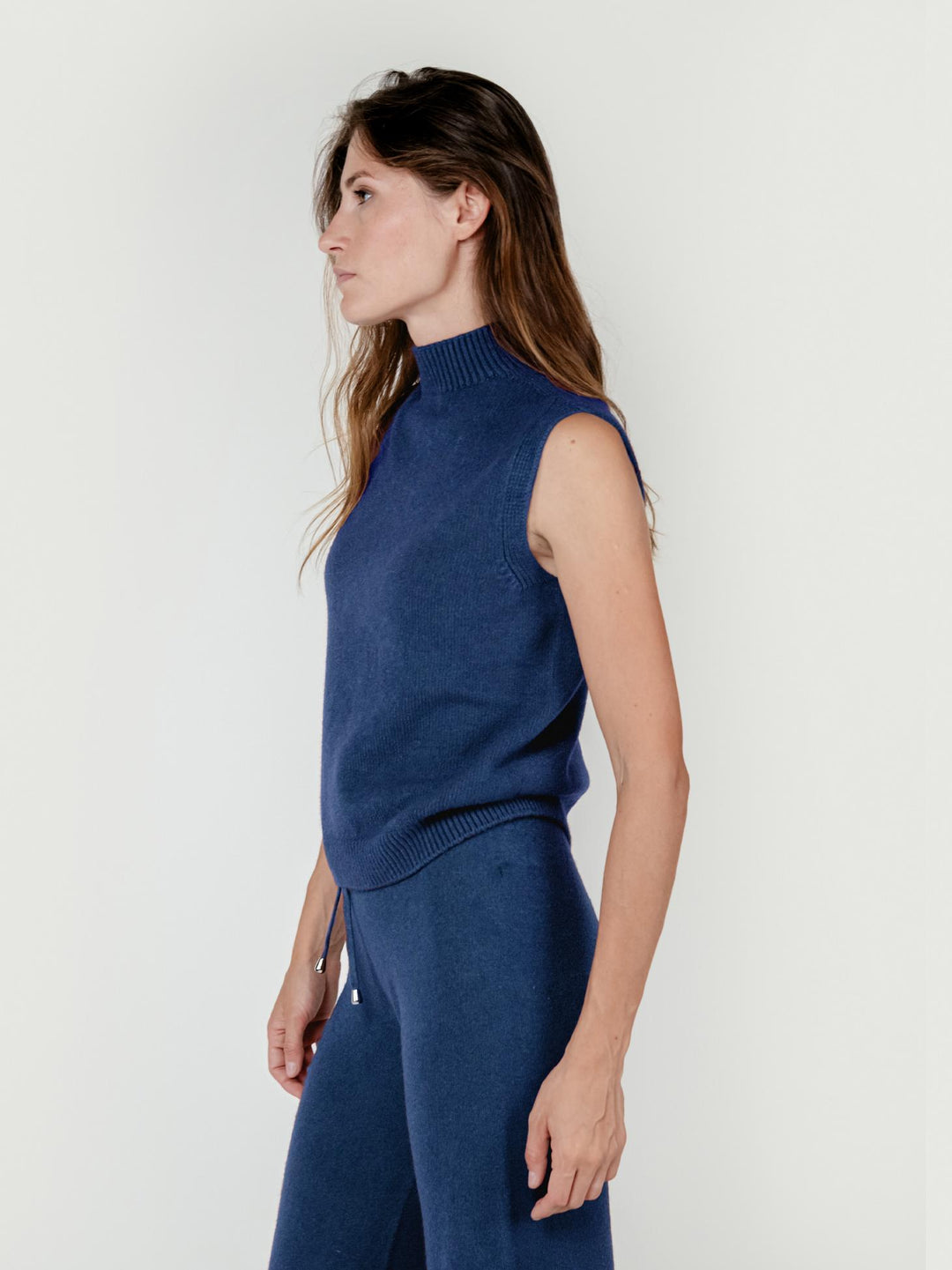 GILET LUPETTO BLU