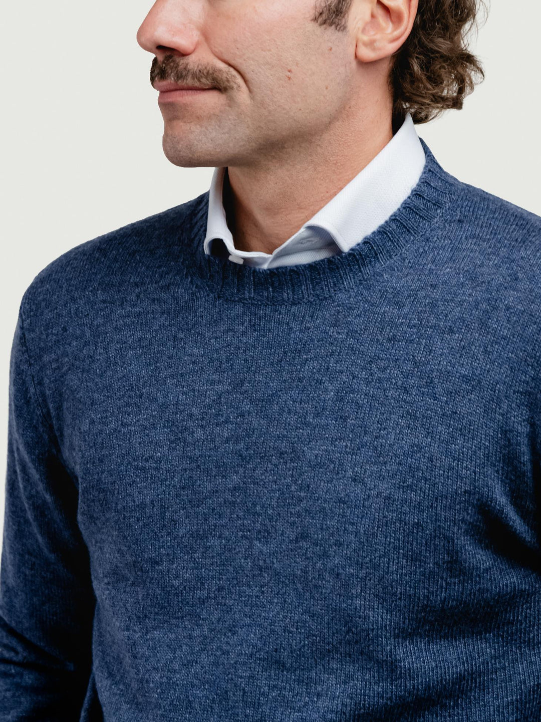 GIROCOLLO IN LANA BLUETTE