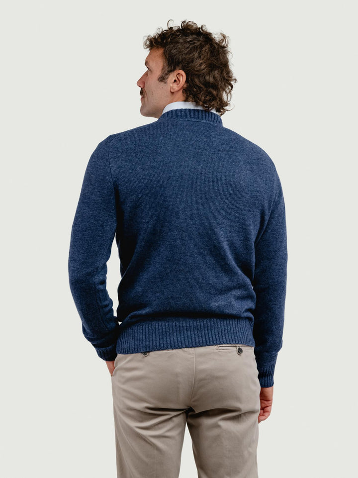 GIROCOLLO IN LANA BLUETTE