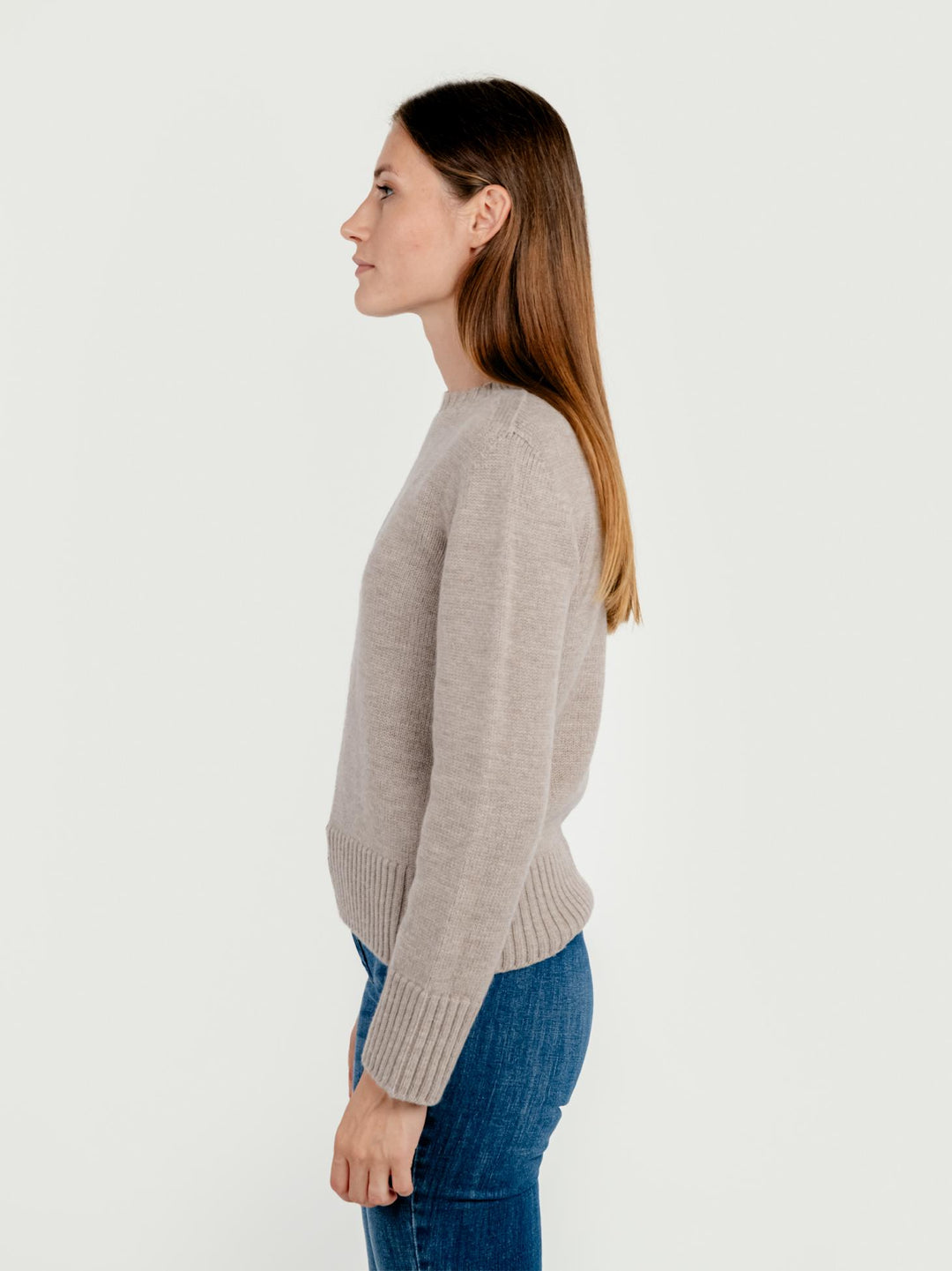 GIROCOLLO IN LANA MERINO TORTORA