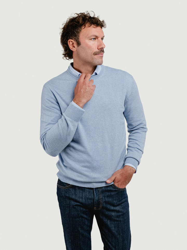 GIROCOLLO MISTO CASHMERE CARTA ZUCCHERO