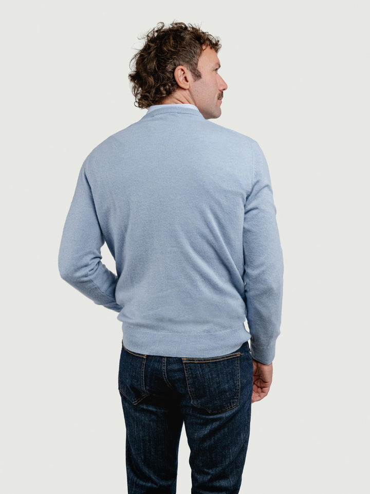 GIROCOLLO MISTO CASHMERE CARTA ZUCCHERO