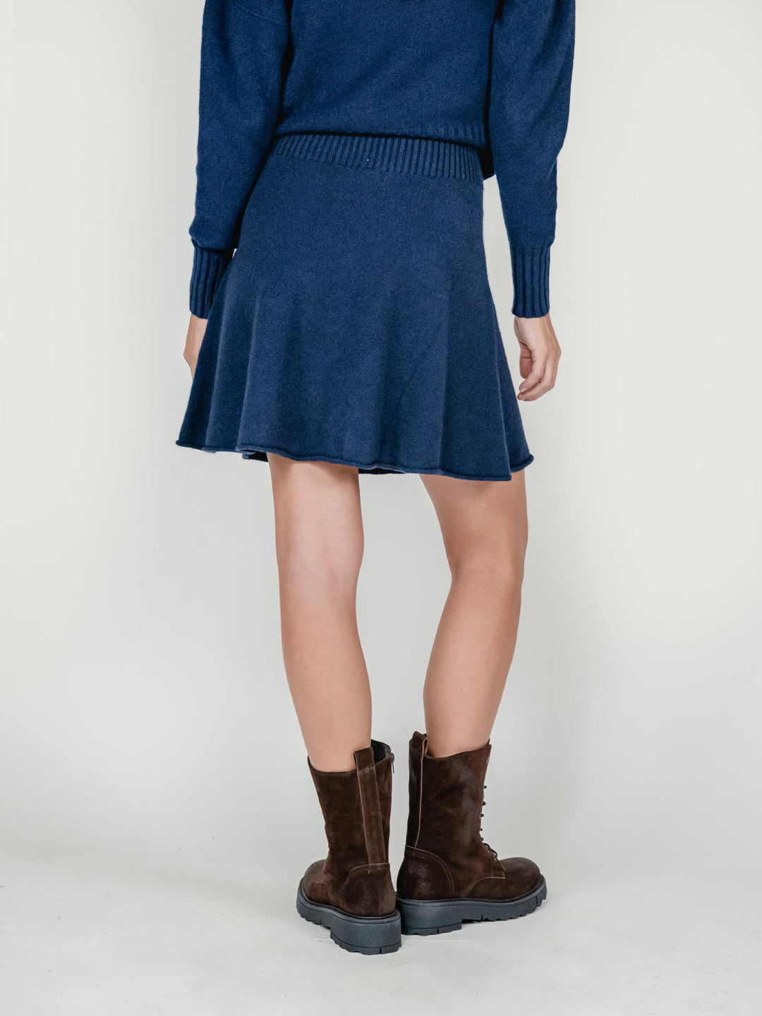 GONNA IN MAGLIA BLU