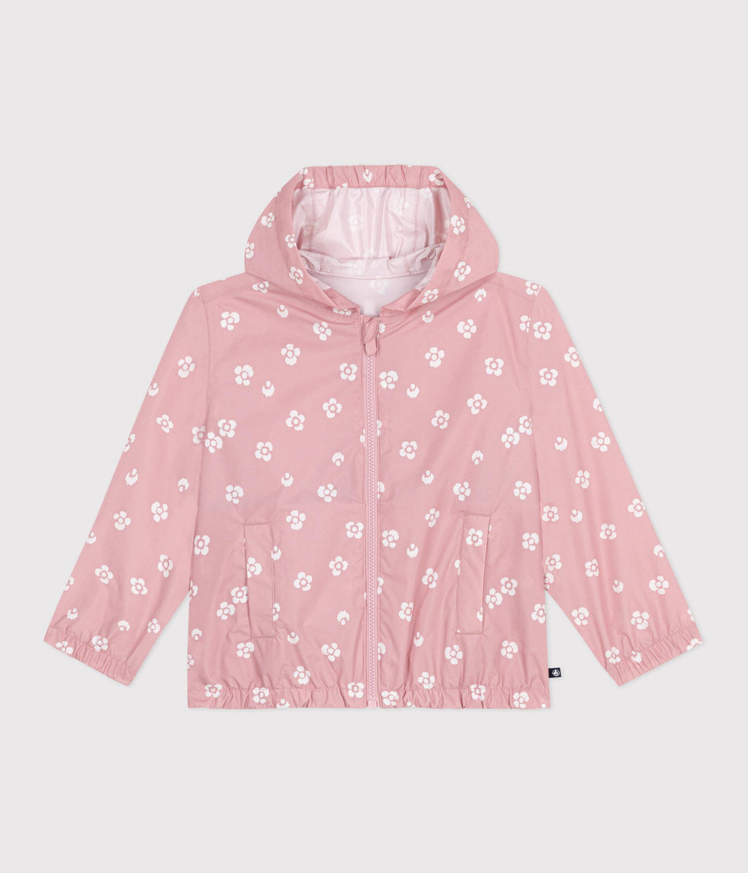Giacca a vento a fiori bambina
