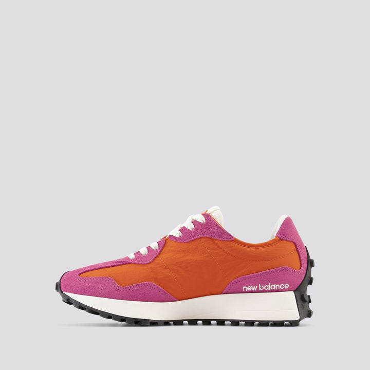 Sneaker 327 rosa e arancio