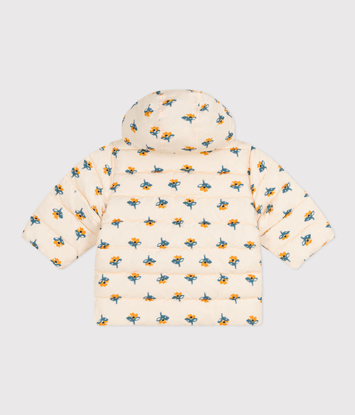 PIUMINO CON STAMPA E CAPPUCCIO RIPIEGABILE A08AU 01 PETIT BATEAU 