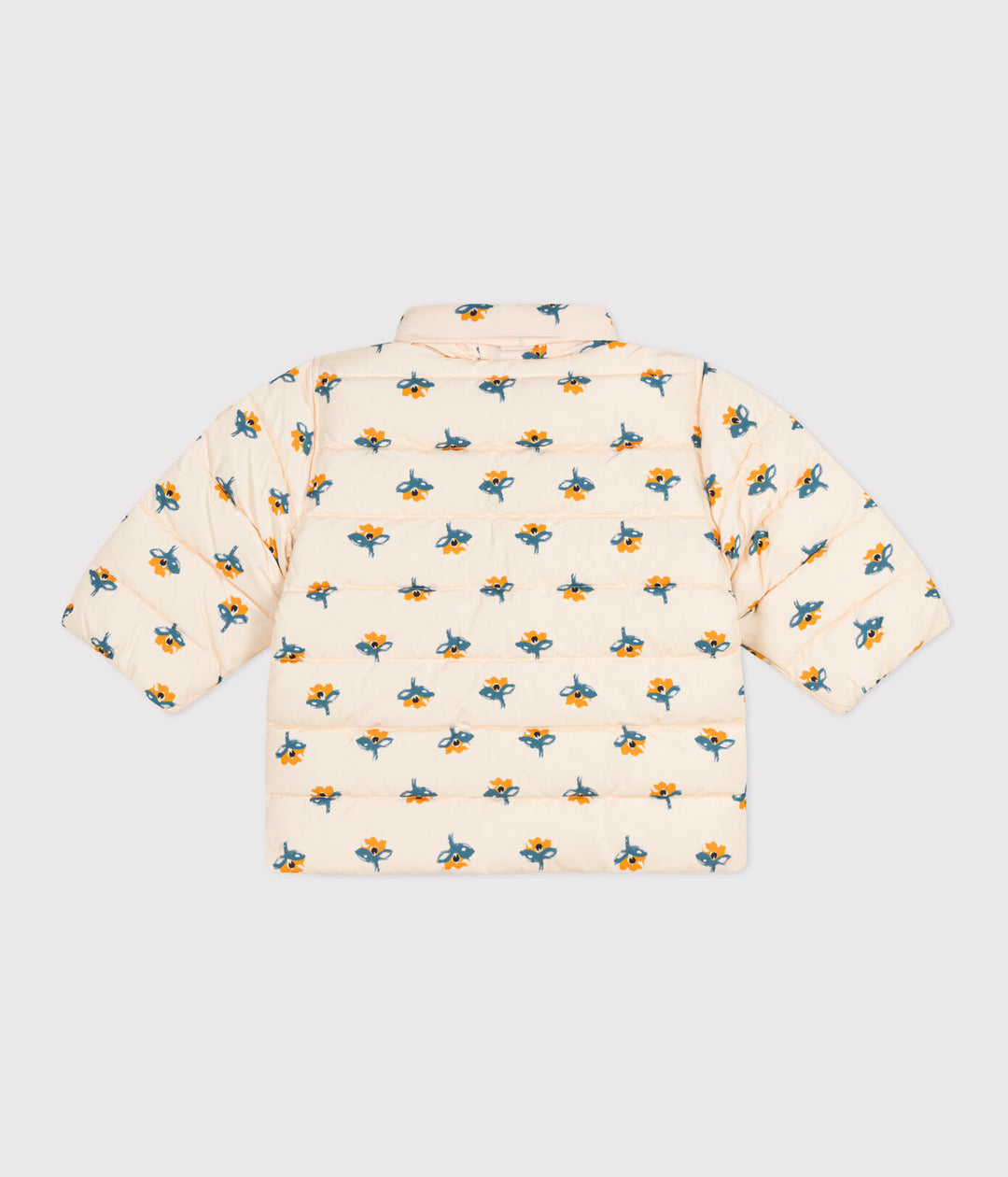 PIUMINO CON STAMPA E CAPPUCCIO RIPIEGABILE A08AU 01 PETIT BATEAU 