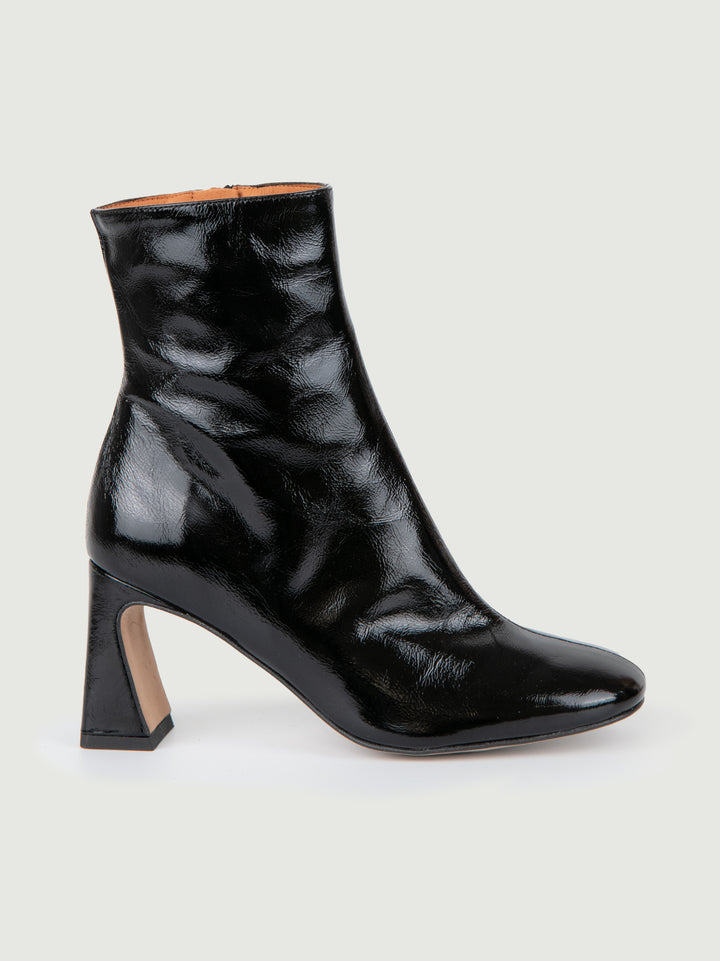 STIVALETTO IN PELLE NAPLAK NERA 24537 NERO ANDREA MORANDO 