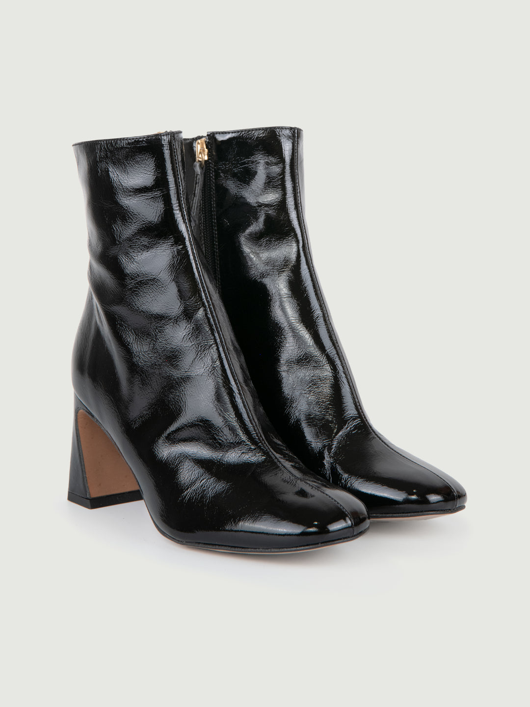 STIVALETTO IN PELLE NAPLAK NERA 24537 NERO ANDREA MORANDO 