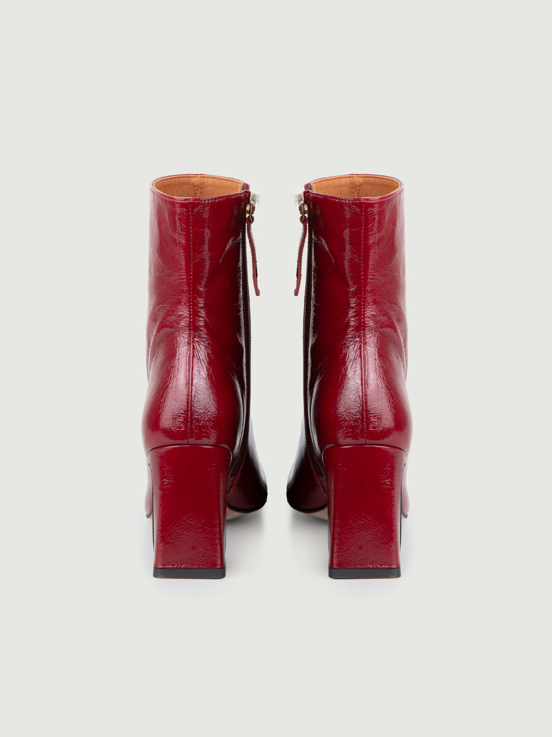 STIVALETTO IN PELLE NAPLAK ROSSA 24537 RUBINO ANDREA MORANDO 