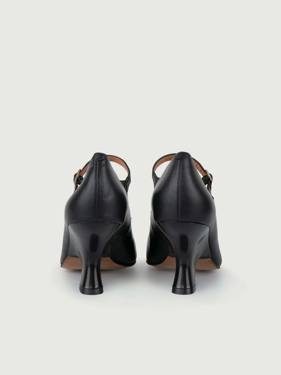 DÉCOLLETÉ IN PELLE NERA 24572NAPPA NERO ANDREA MORANDO 
