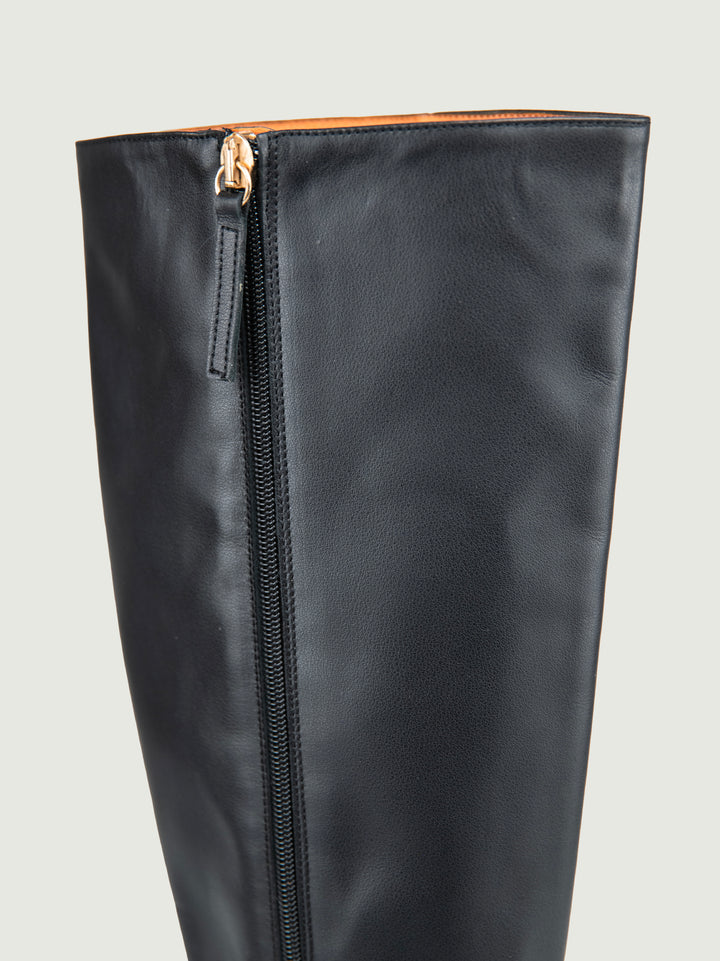 STIVALE IN NAPPA NERA 25580 NAPA NERO ANDREA MORANDO 