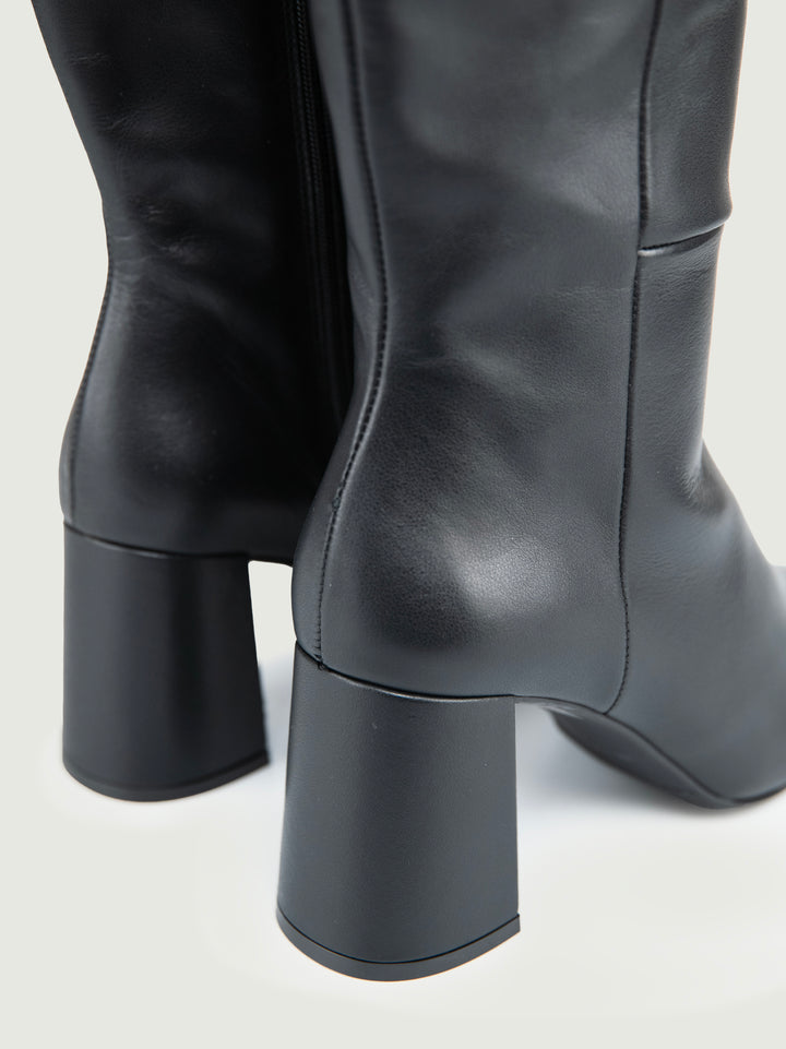 STIVALE IN NAPPA NERA 25580 NAPA NERO ANDREA MORANDO 