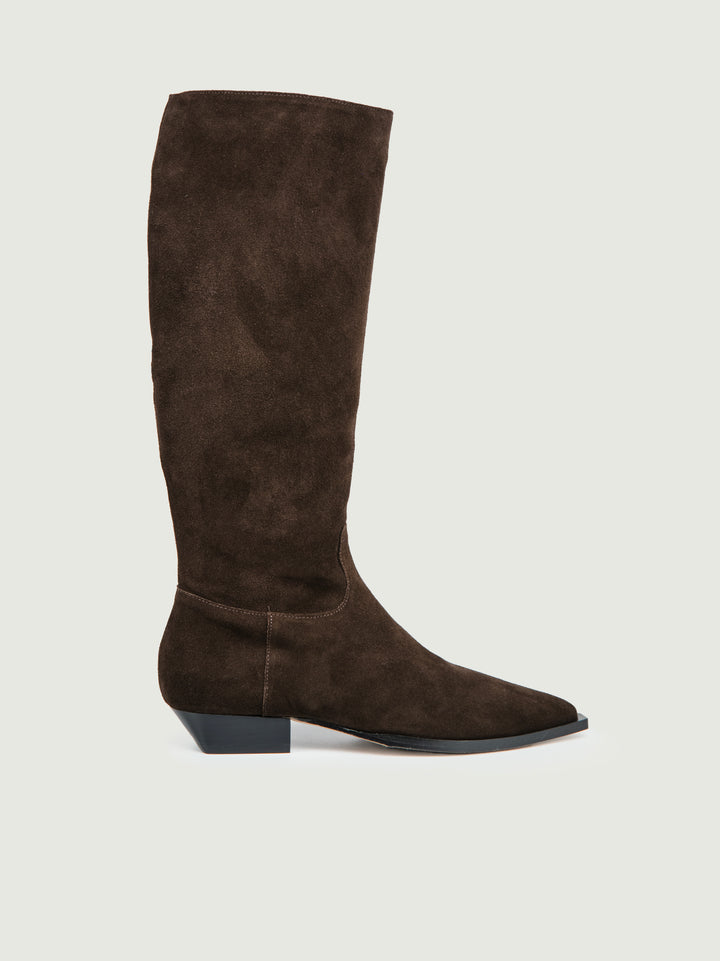 TEXANO ALTO CAMOSCIO MARRONE 25597 MARONE ANDREA MORANDO 