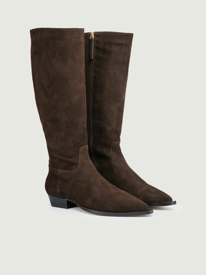 TEXANO ALTO CAMOSCIO MARRONE 25597 MARONE ANDREA MORANDO 