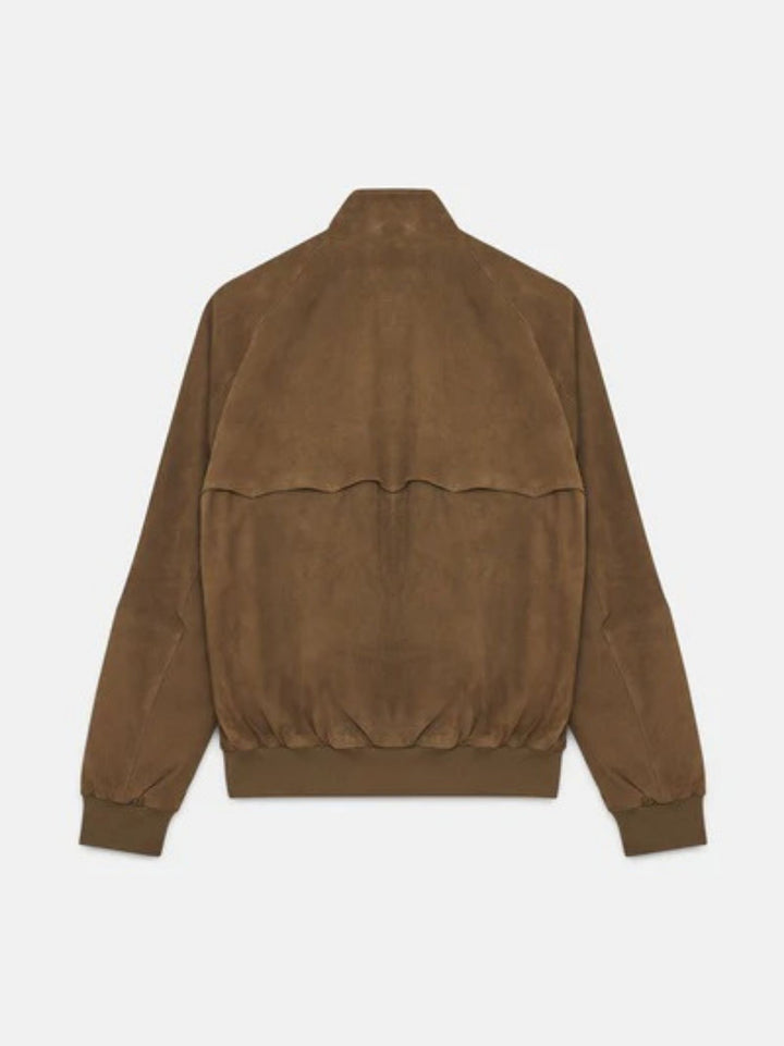 G9 IN PELLE SCAMOSCIATA DARK OLIVE 0939 699 BARACUTA 