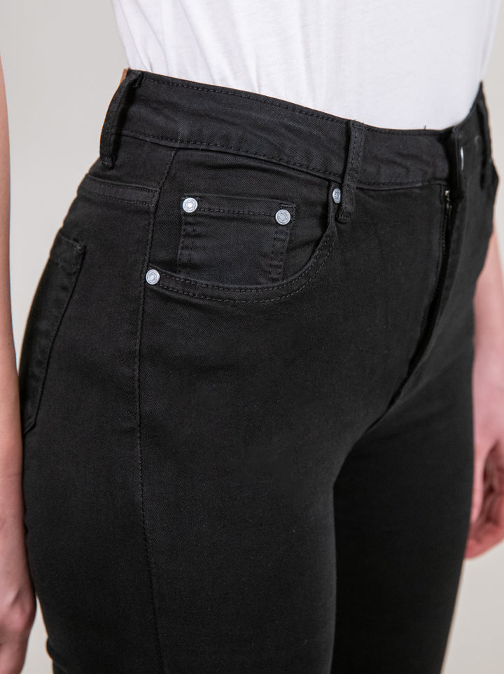 PANTALONE 5 TASCHE SFRANGIATO NERO 6826/26 NERO ANDREA MORANDO 