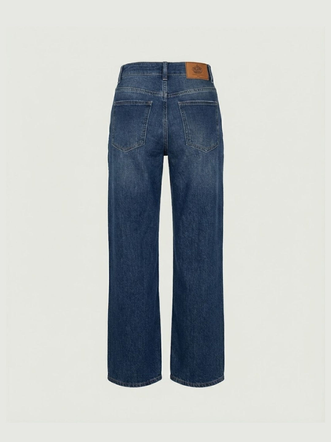 Jeans a palazzo in denim lavaggio scuro 9289 DENIM SCURO ANDREA MORANDO 