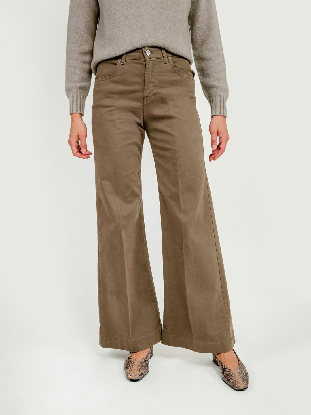 PANTALONE 5 TASCHE A PALAZZO TORTORA 805343JA TORTORA ANDREA MORANDO 