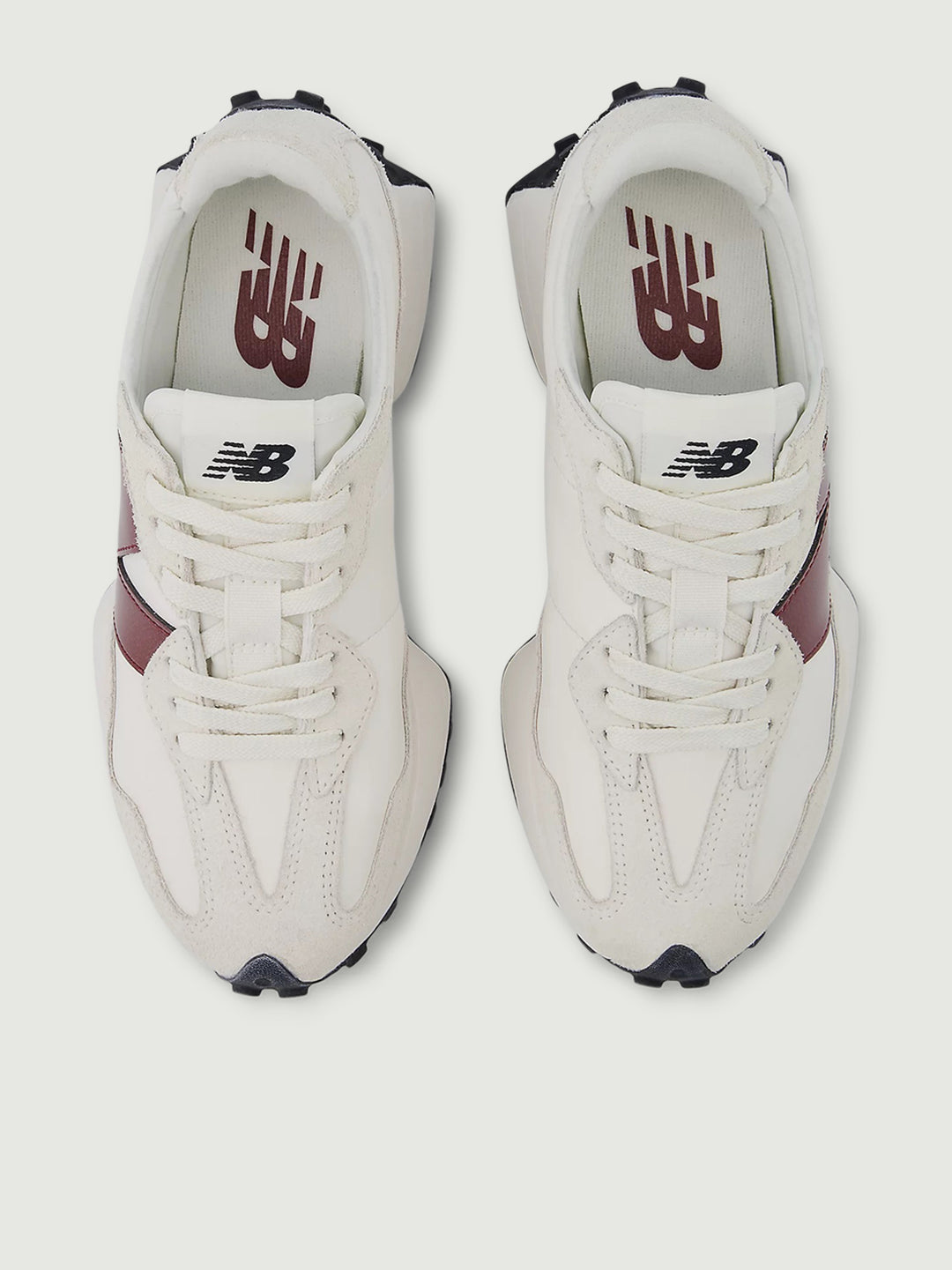 SNEAKER 327 BIANCO LOGO BURGUNDY WS327JWC B NEW BALANCE 