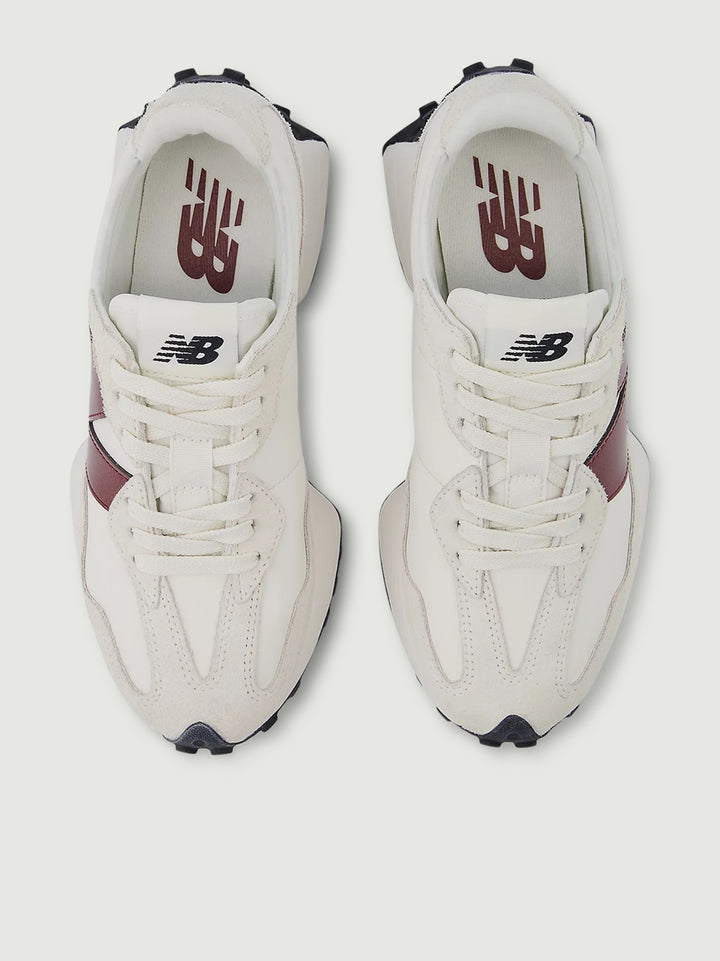 SNEAKER 327 BIANCO LOGO BURGUNDY WS327JWC B NEW BALANCE 