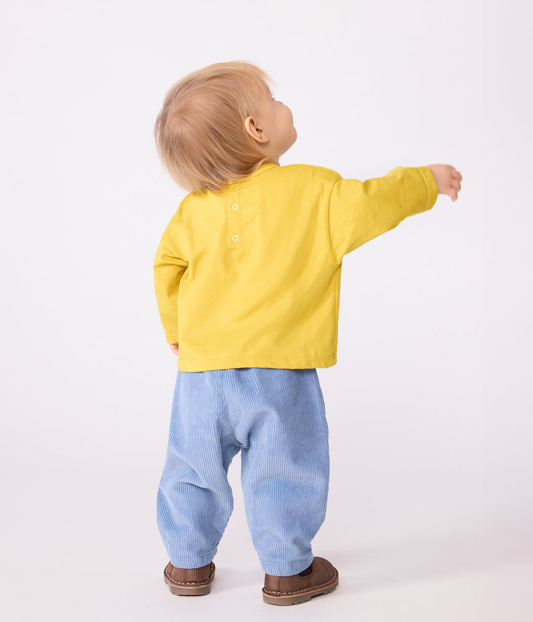 Maglietta a maniche lunghe con logo A0EDV 07 PETIT BATEAU 