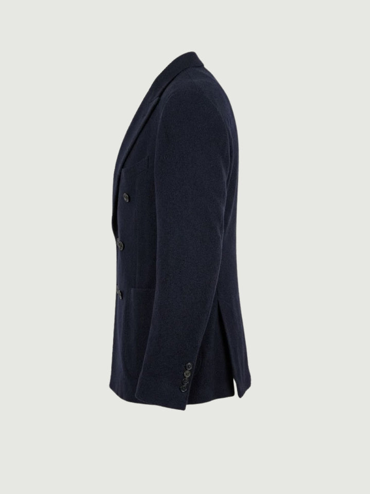 BLAZER IN LANA TIROLO IN LANA BLU TIROLLO/LANA BLU ANDREA MORANDO 