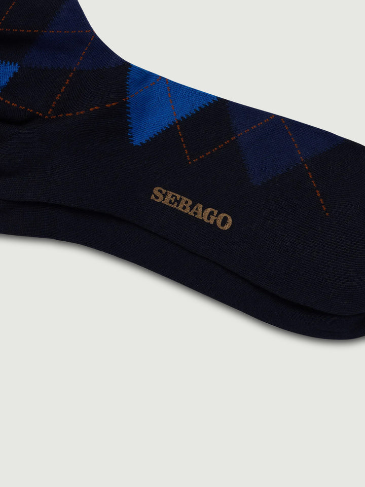 CALZE SABATTUS ROMBOL BLU E NAVY 73128IW A0B SEBAGO 
