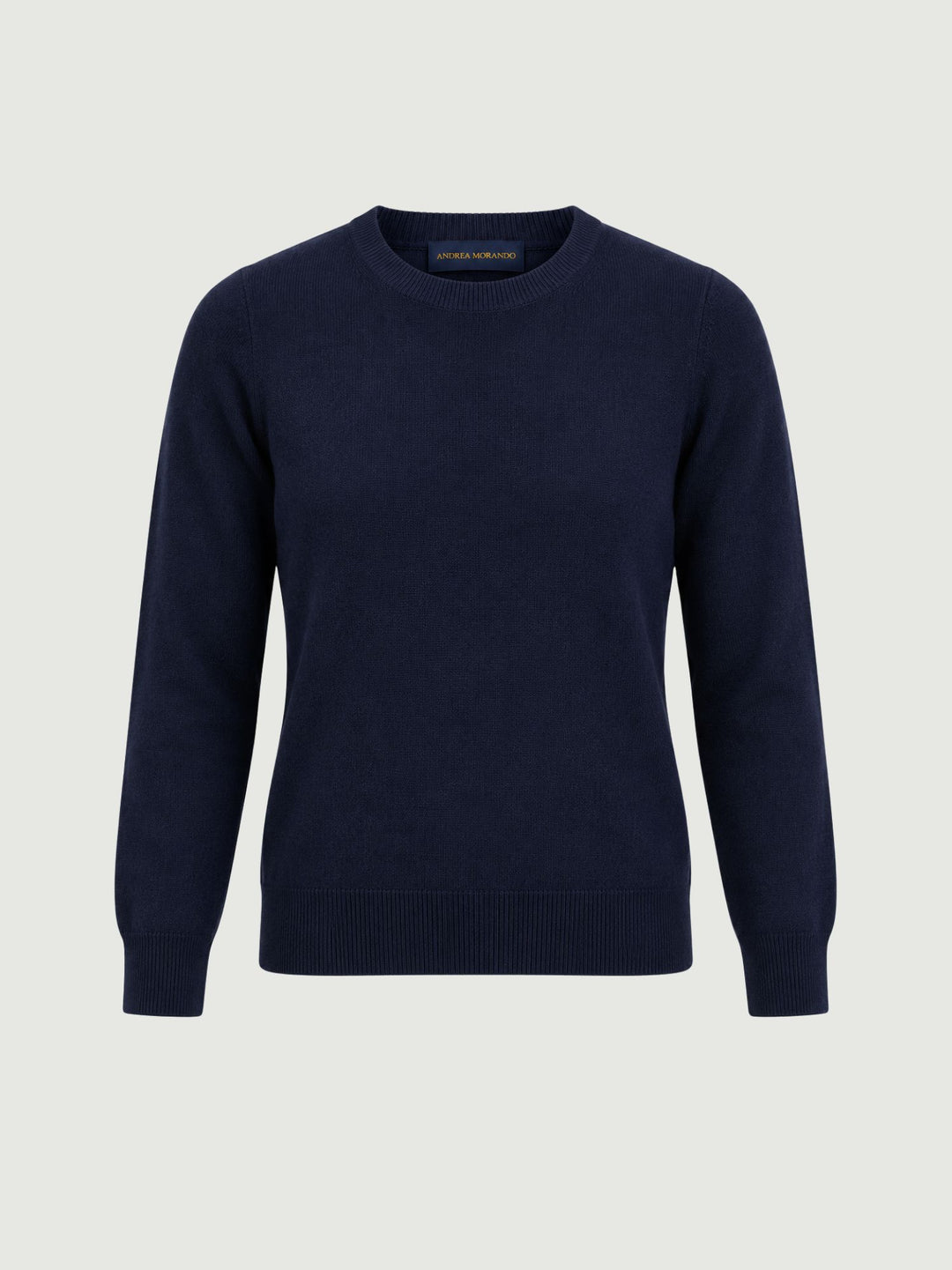 Maglia Catelina girocollo in cashmere navy CATELINA NAVY ABSOLUT CASHMERE 