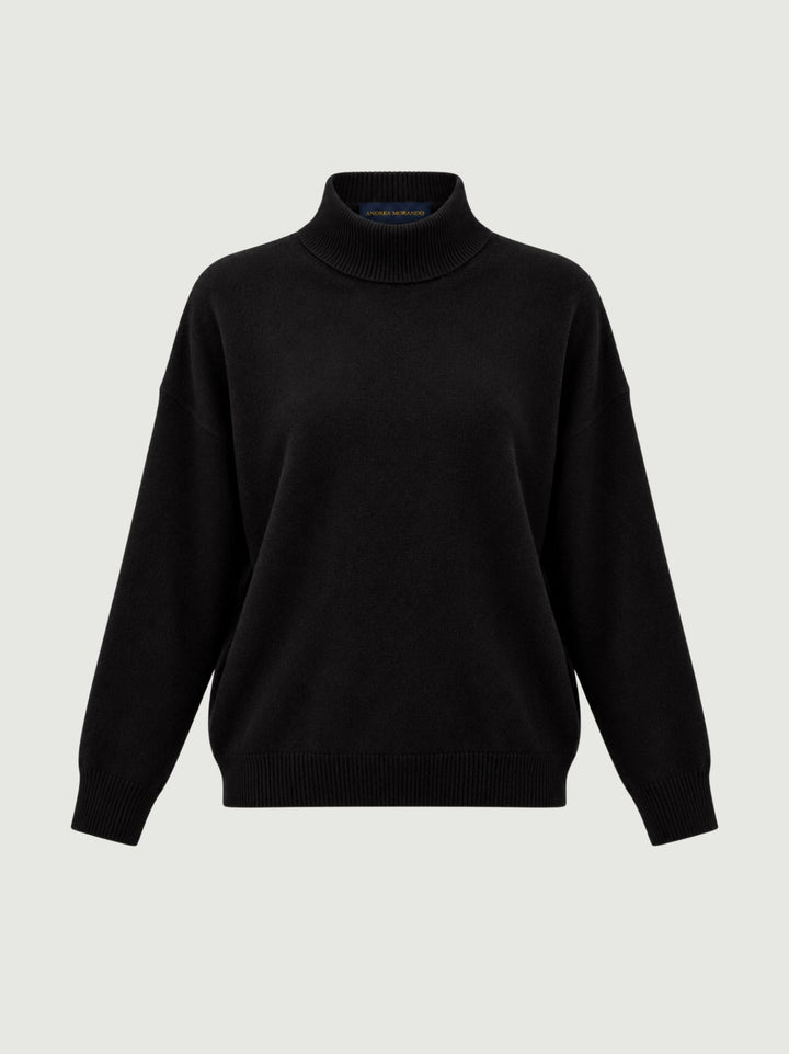 Dolcevita Clara in cashmere nero CLARA BLACK ABSOLUT CASHMERE 