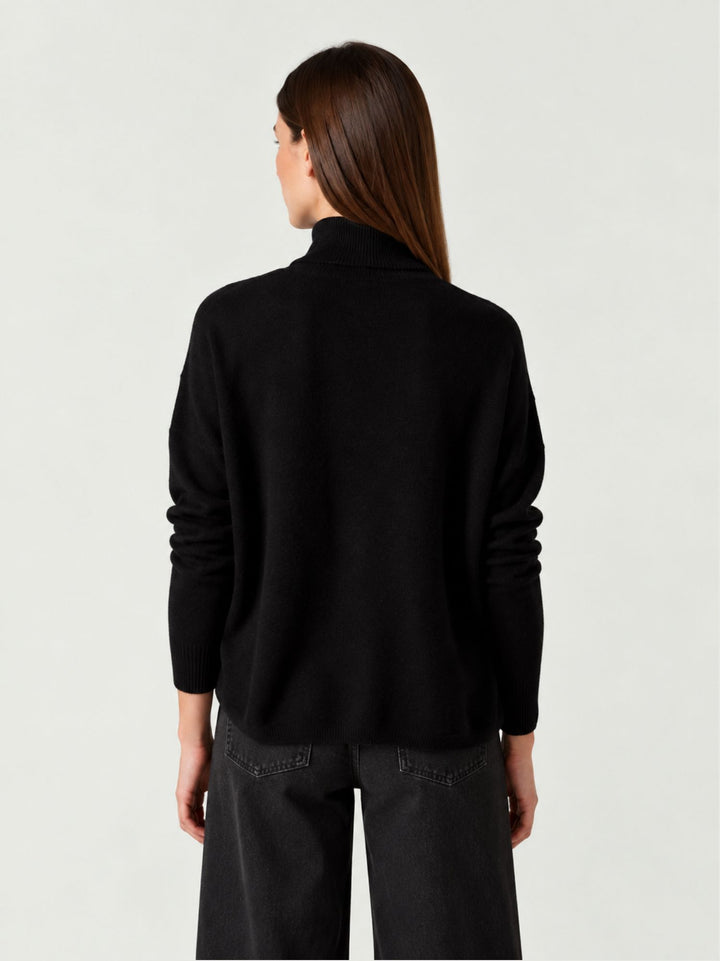 Dolcevita Clara in cashmere nero CLARA BLACK ABSOLUT CASHMERE 