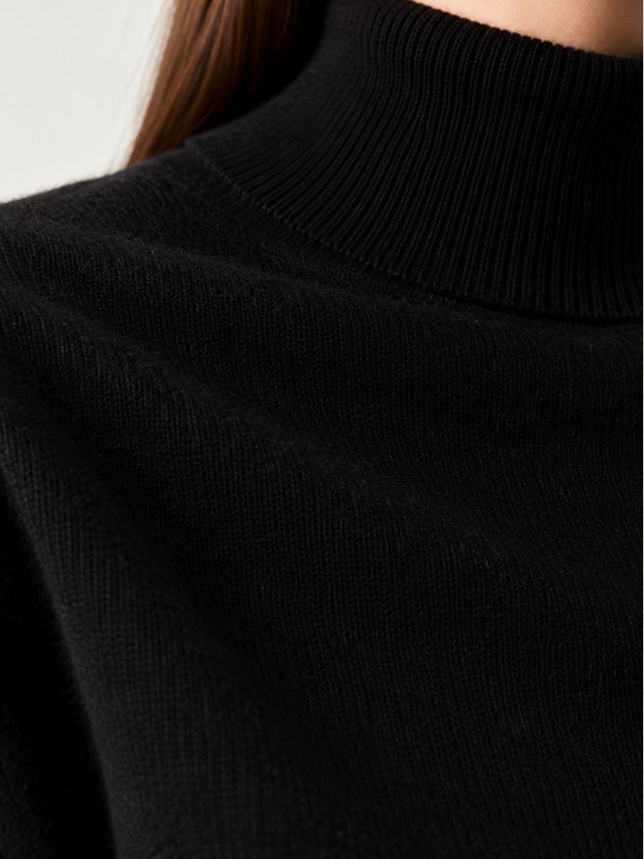 Dolcevita Clara in cashmere nero CLARA BLACK ABSOLUT CASHMERE 