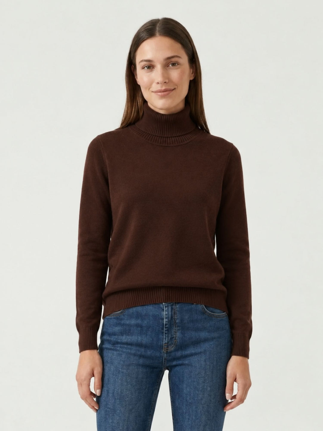 Maglia Ninon in cashmere brownie NINON BROWNIE ABSOLUT CASHMERE 