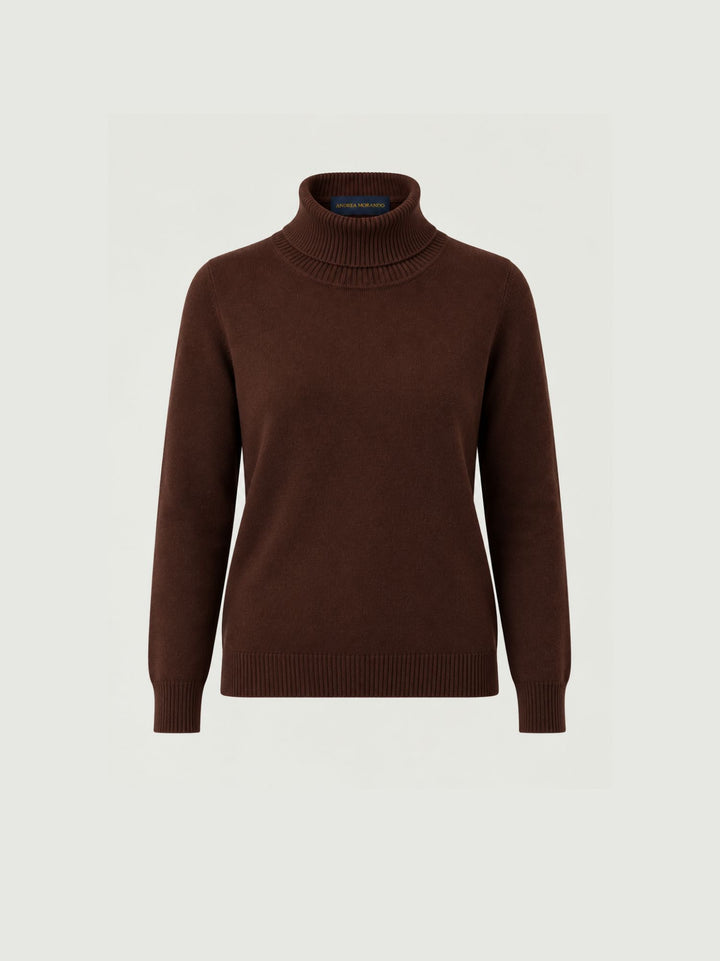 Maglia Ninon in cashmere brownie NINON BROWNIE ABSOLUT CASHMERE 