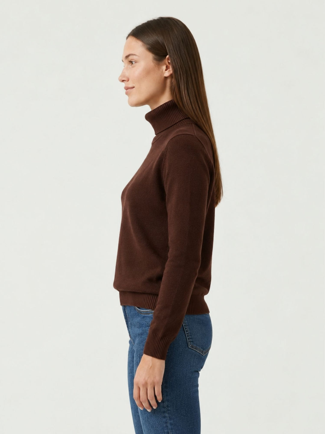 Maglia Ninon in cashmere brownie NINON BROWNIE ABSOLUT CASHMERE 