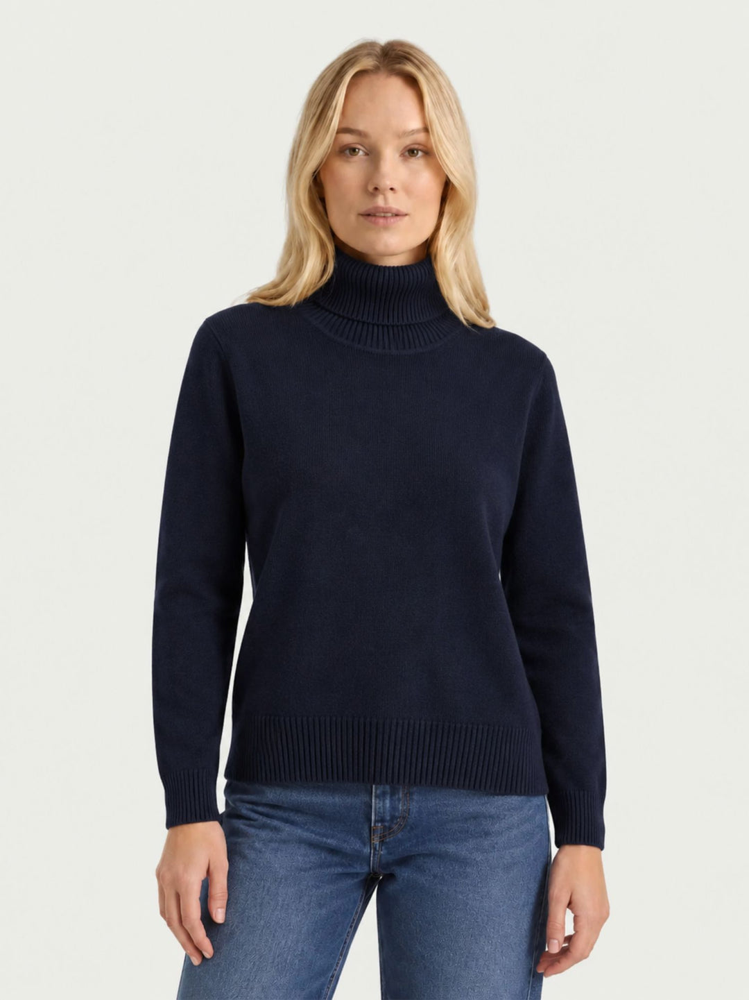 Maglia Ninon in cashmere blu navy NINON NAVY ABSOLUT CASHMERE 