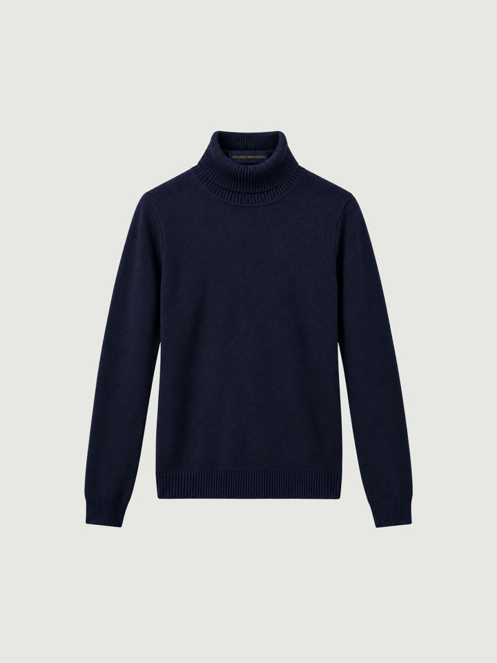 Maglia Ninon in cashmere blu navy NINON NAVY ABSOLUT CASHMERE 