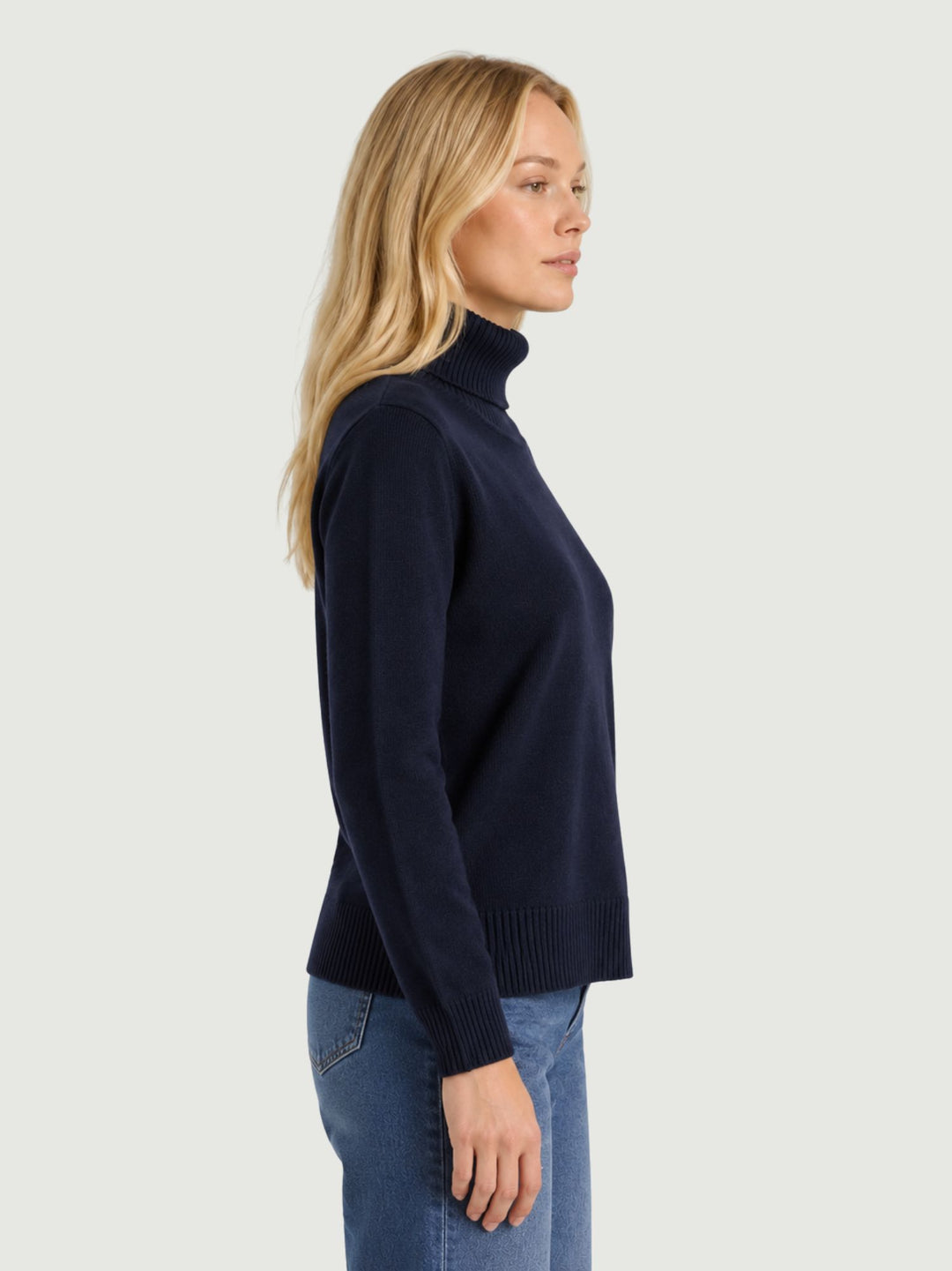 Maglia Ninon in cashmere blu navy NINON NAVY ABSOLUT CASHMERE 