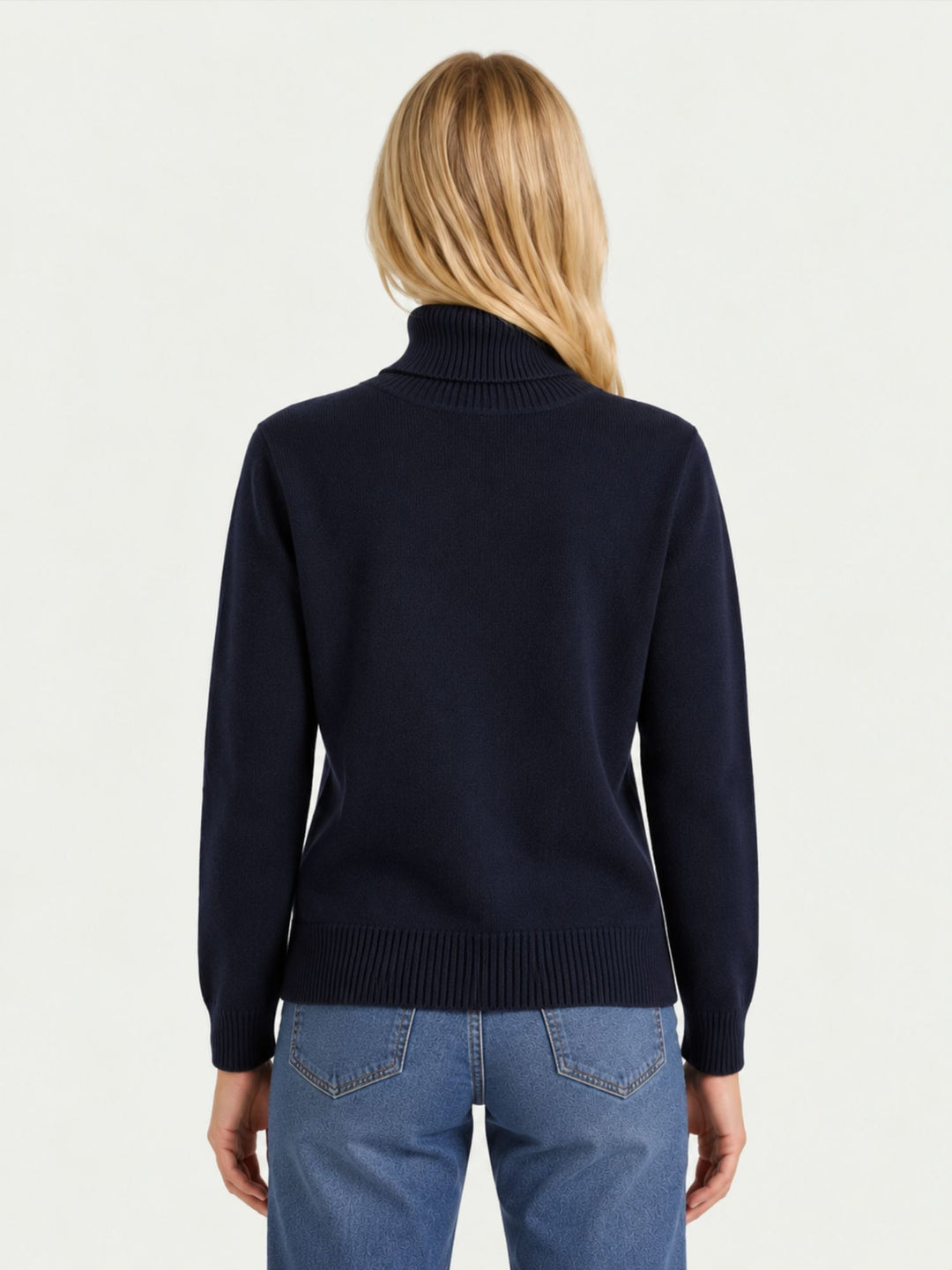 Maglia Ninon in cashmere blu navy NINON NAVY ABSOLUT CASHMERE 