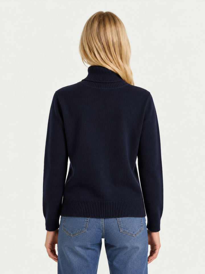 Maglia Ninon in cashmere blu navy NINON NAVY ABSOLUT CASHMERE 