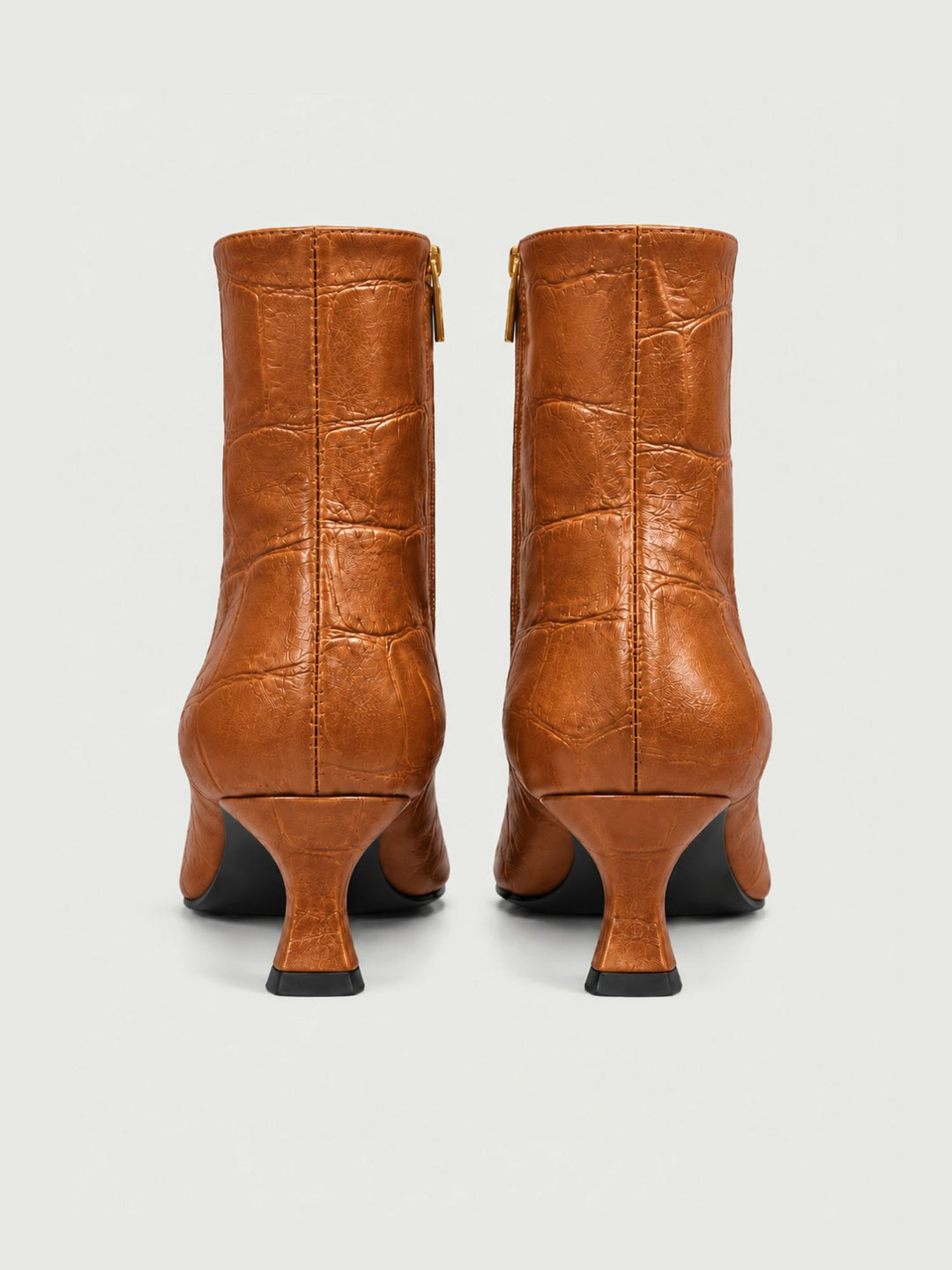 Tronchetto in pelle effetto cocco cuoio 26531 BIG CAMEL ANDREA MORANDO 